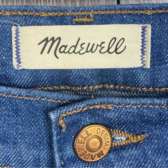 Madewell The Perfect Vintage Wide Leg Raw Hem Jeans Women's 26 - Picture 5 of 9
